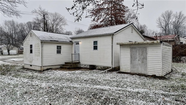 view of rear view of house