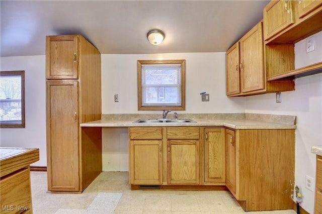 kitchen featuring sink