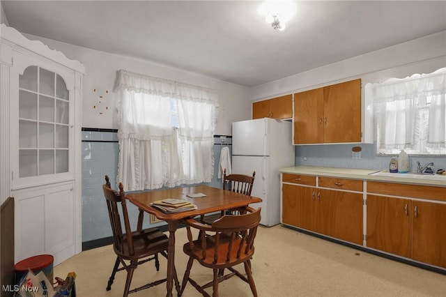1956 Bluff Ave, Columbus, OH 43212 - kitchen featuring sink and white fridge