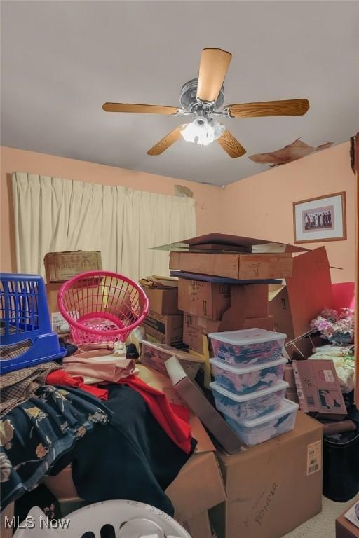 1956 Bluff Ave, Columbus, OH 43212 - storage room with ceiling fan