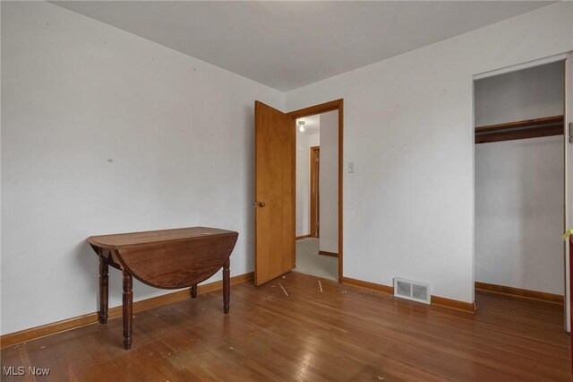 1956 Bluff Ave, Columbus, OH 43212 - unfurnished bedroom featuring wood finished floors and a closet