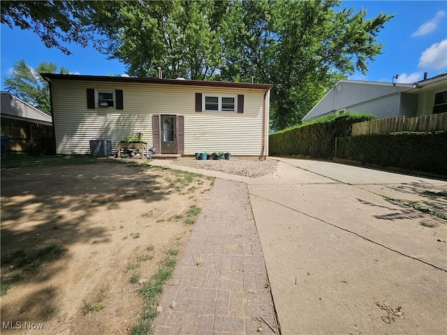 view of rear view of house