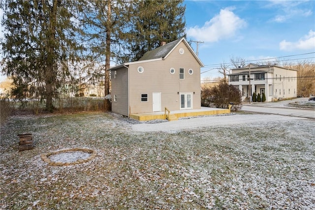 view of rear view of house