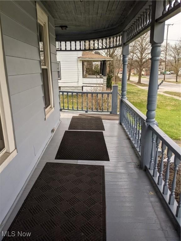 view of patio / terrace featuring a porch