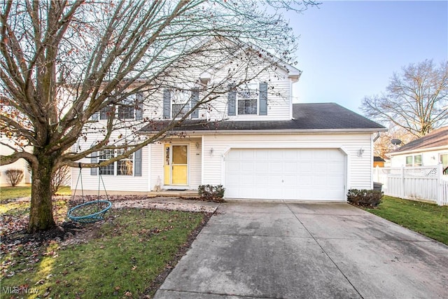 view of front property with a front yard