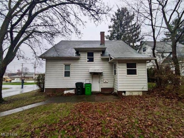 view of rear view of house