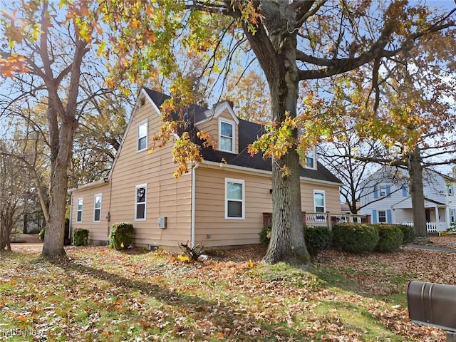 view of property exterior