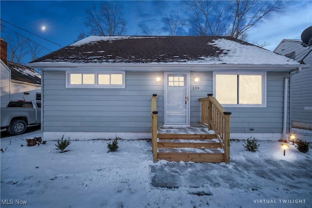 view of front of home