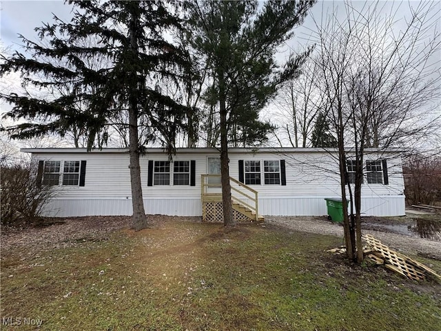 view of manufactured / mobile home