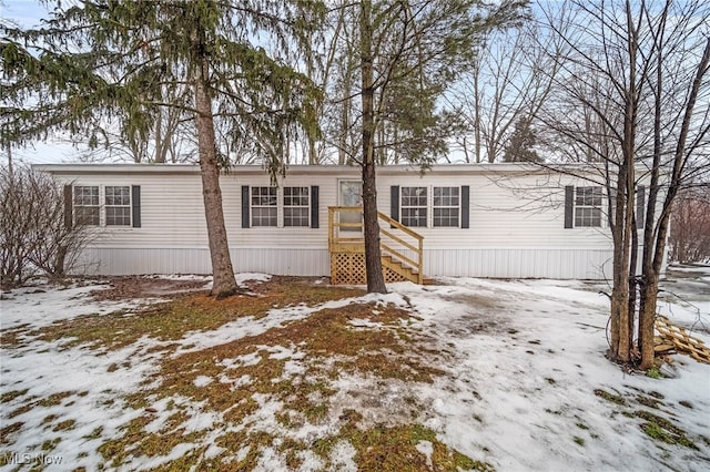 view of manufactured / mobile home