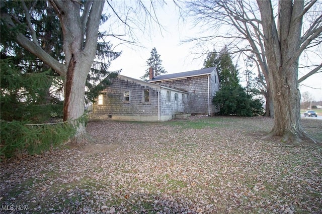 view of home's exterior