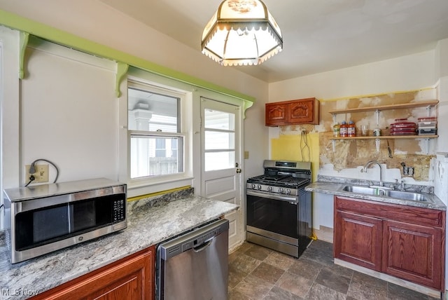 kitchen featuring sink and stainless steel appliances