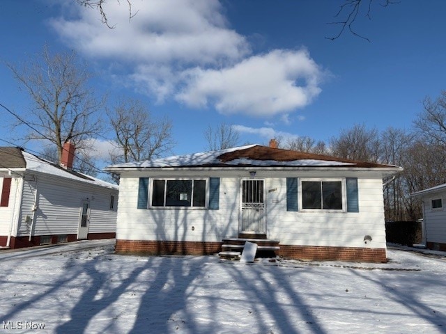 view of front of home