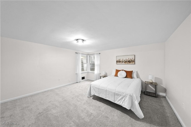 bedroom featuring carpet flooring