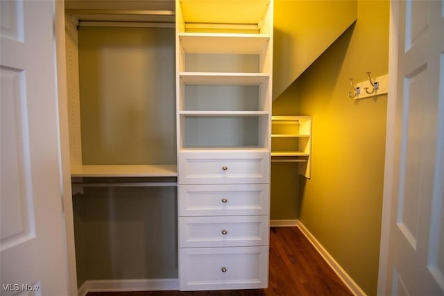 view of closet