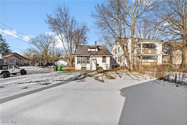 view of front of home