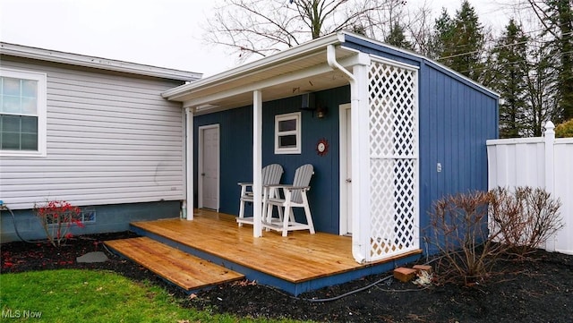 view of outbuilding