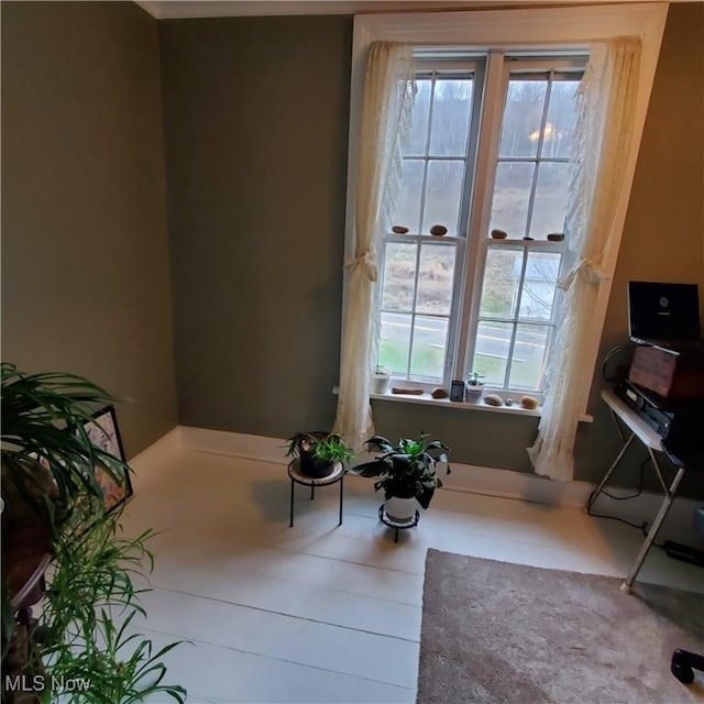 entryway with plenty of natural light