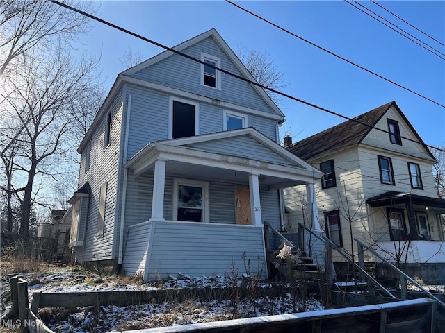 front of property with covered porch