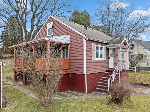 view of bungalow-style house