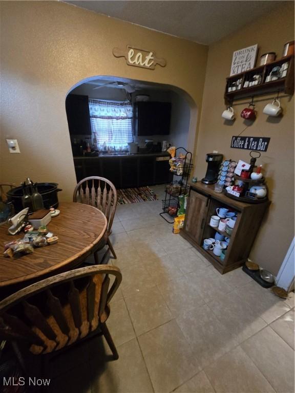 view of dining room