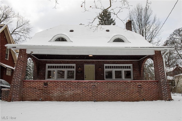 view of front of home