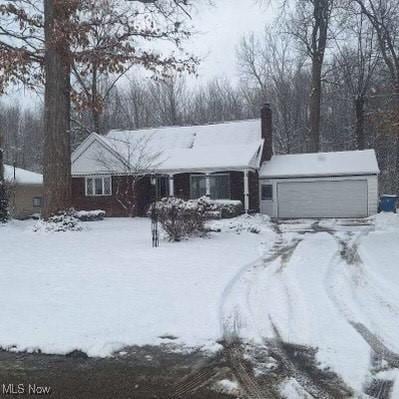 ranch-style house with a garage