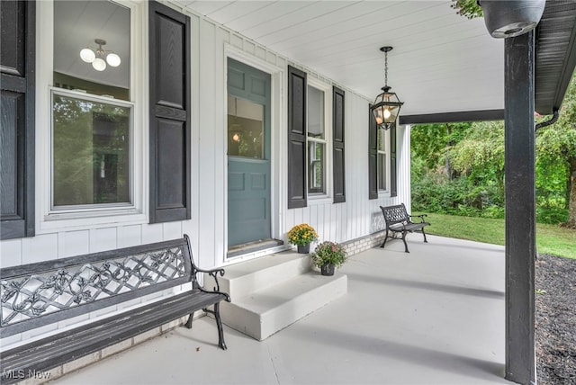 view of patio / terrace featuring a porch