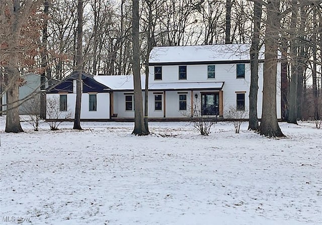 view of front of home