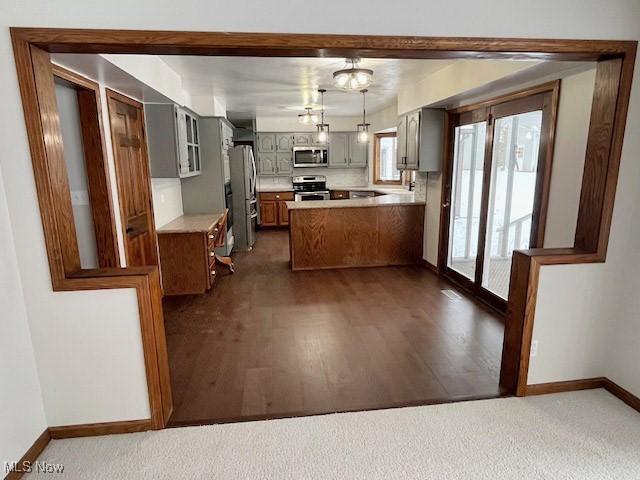 kitchen featuring appliances with stainless steel finishes