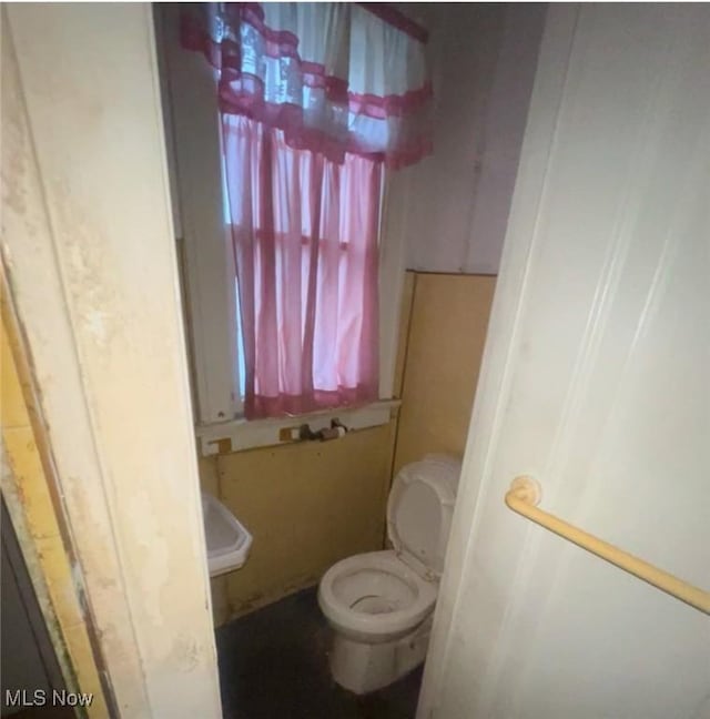 bathroom featuring toilet