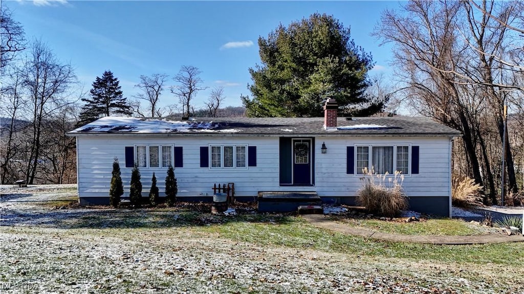 view of ranch-style home