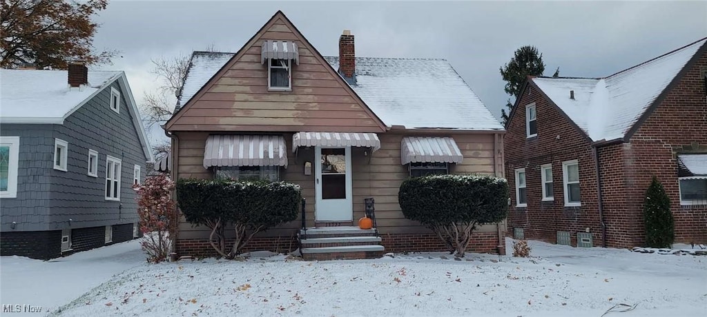 view of bungalow-style house