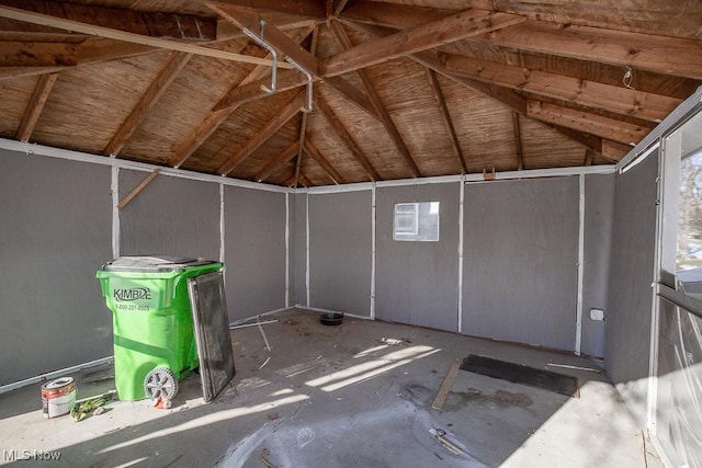 view of storage room