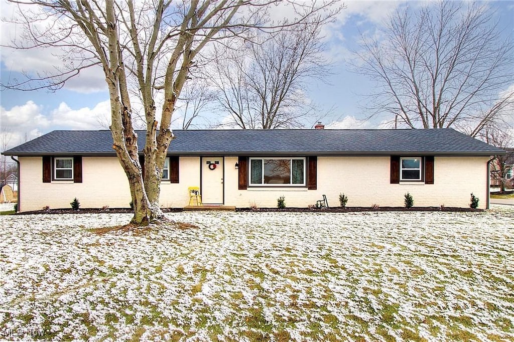 view of ranch-style home