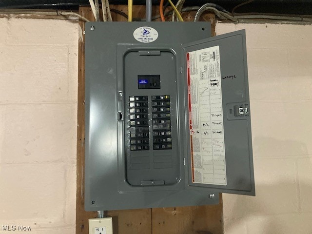 utilities with electric panel