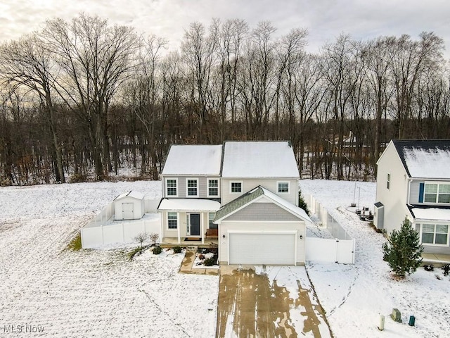 view of front of home