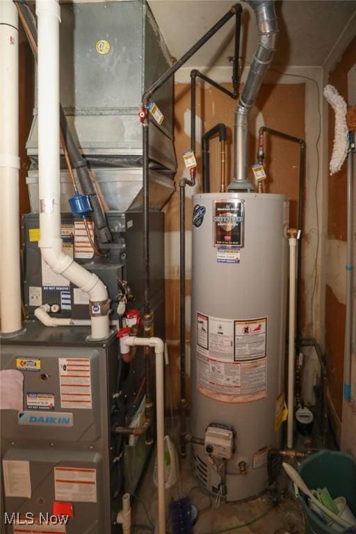 utilities with gas water heater