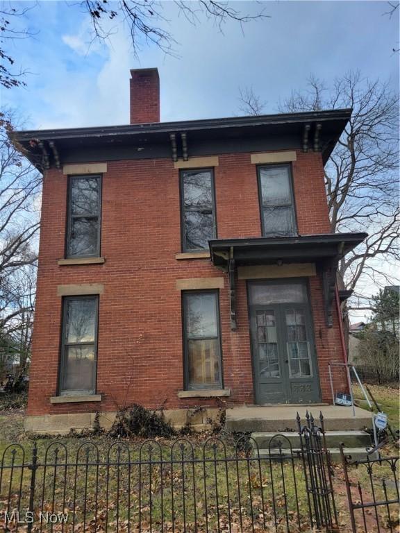 view of rear view of property