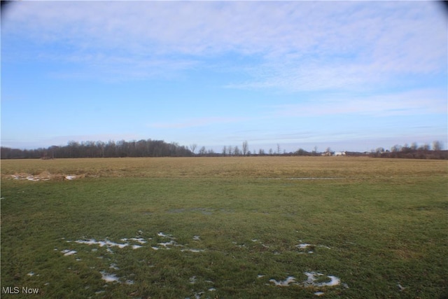 view of nature with a rural view