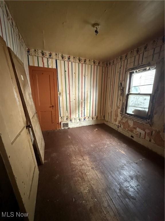 misc room featuring dark hardwood / wood-style floors