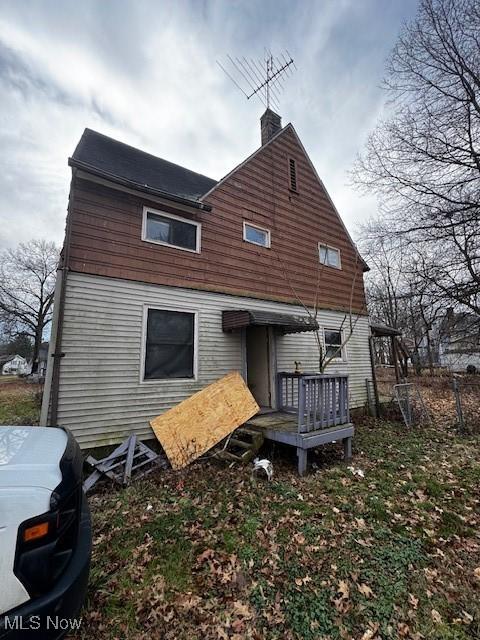 view of back of house