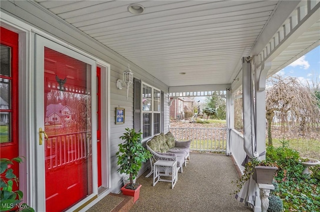 unfurnished sunroom with a wealth of natural light