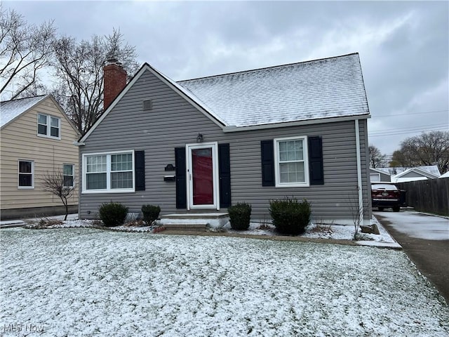 view of front of house