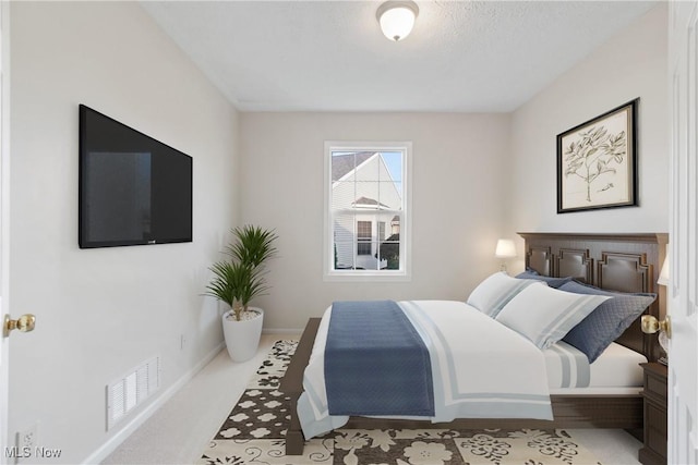 bedroom with carpet flooring