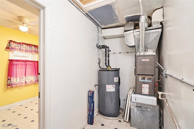 utilities with electric water heater