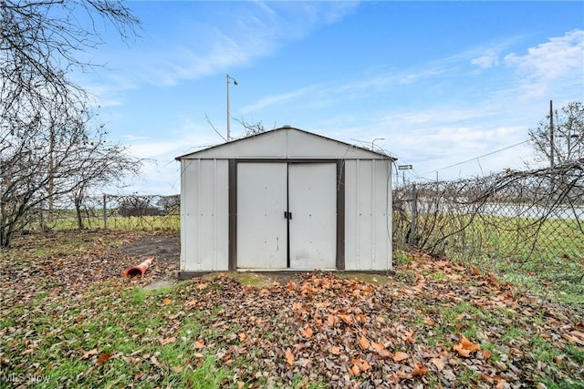 view of outbuilding