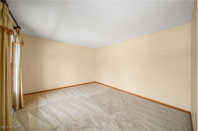 empty room with light carpet