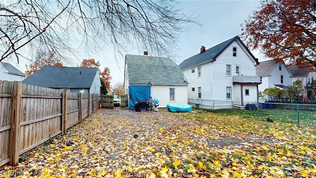 view of back of property