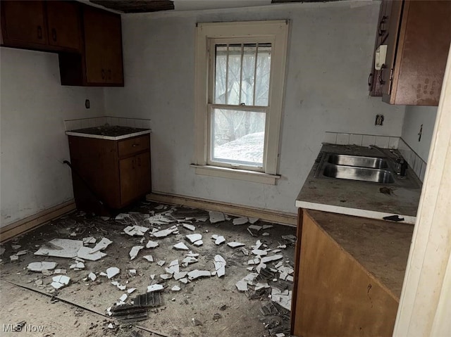 kitchen featuring sink